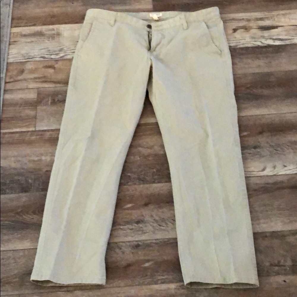 DOCKERS Slim Tapered Pants 38x30 Tan Career Wear